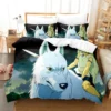 3D Princess Mononoke Cartoon Print Duvet Cover Set Bedding Sets Twin Full Queen King Size Soft 7 - Princess Mononoke Store