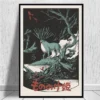 Japan Anime Princess Mononoke Canvas Painting Posters and Prints Wall Art Pictures for Living Room Cuadros 3 - Princess Mononoke Store