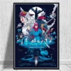 Japan Anime Princess Mononoke Canvas Painting Posters and Prints Wall Art Pictures for Living Room Cuadros 6 - Princess Mononoke Store