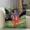 Musife Princess Mononoke Pillowcase Custom Square Pillow Cover Case Zipper Pillowcase 35 35 40 40 45 10 - Princess Mononoke Store