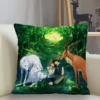 Musife Princess Mononoke Pillowcase Custom Square Pillow Cover Case Zipper Pillowcase 35 35 40 40 45 7 - Princess Mononoke Store