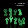 NEW Mini Luminous Tree Elves Micro Landscape Cute Resin Decoration Cartoon Toy Birthday Gifts Cute Princess 5 - Princess Mononoke Store