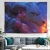 Princess Mononoke Anime Tapestry Wall Hanging Sandy Beach Throw Rug Blanket Camping Travel Mattress Sleeping Pad 15 - Princess Mononoke Store