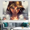 Princess Mononoke Anime Tapestry Wall Hanging Sandy Beach Throw Rug Blanket Camping Travel Mattress Sleeping Pad 5 - Princess Mononoke Store