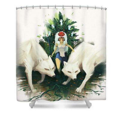 Best Selling Princess Mononoke Shower Curtain - Princess Mononoke Store