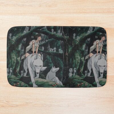 Princess Mononoke Spirit Of The Forest Bath Mat - Princess Mononoke Store