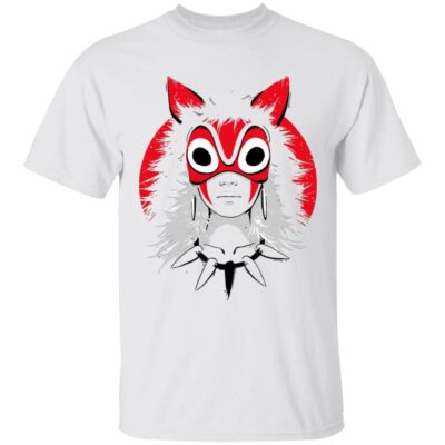 Princess Mononoke and the Broken Mask T shirt - Princess Mononoke Store