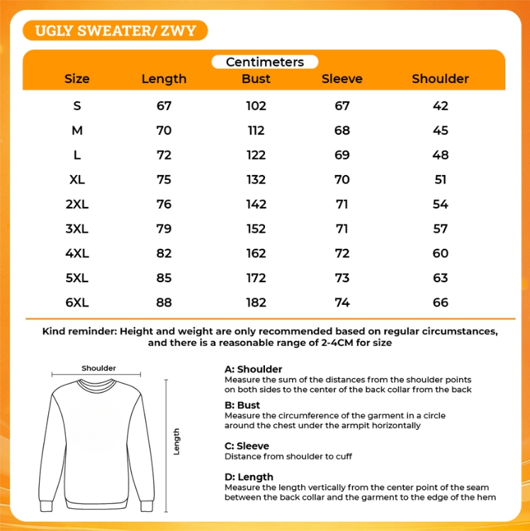 3D UGLY SWEATER - Princess Mononoke Store